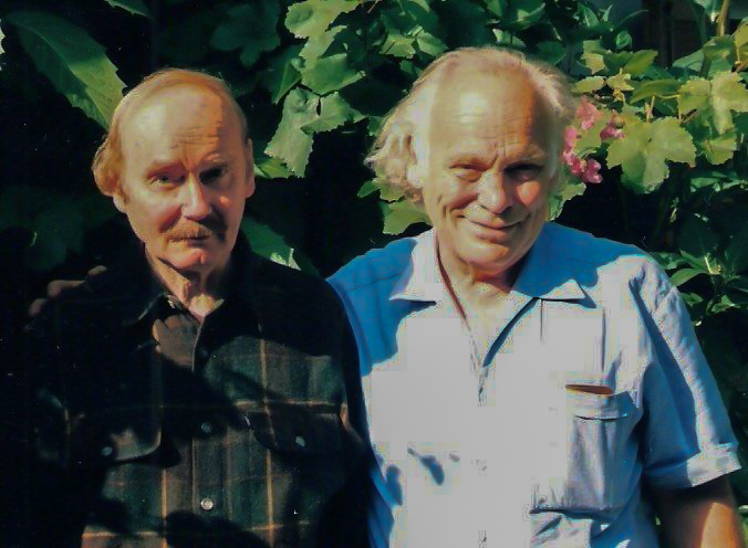 Karlheinz Deschner (links), Helmut Steuerwald - Privatarchiv Steuerwald